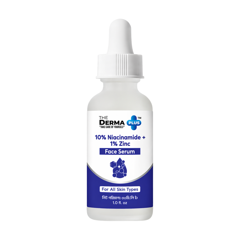 The Derma Plus 10% Niacinamide + 1% Zinc Face Serum – 30 ml